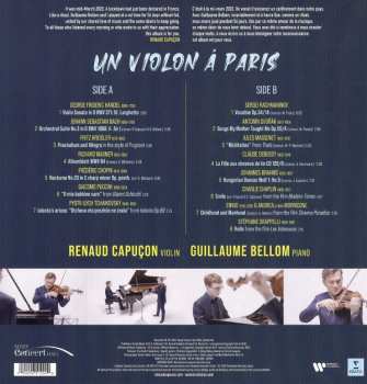 LP Renaud Capuçon: Un violon à Paris