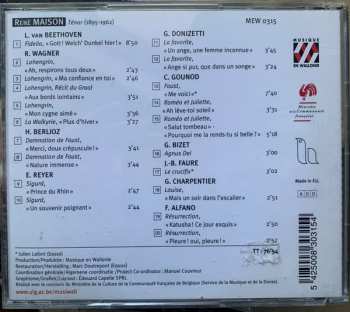 CD René Maison: Airs . Mélodies - Arias . Songs