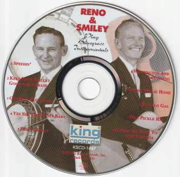 CD Reno And Smiley: Play Bluegrass Instrumentals