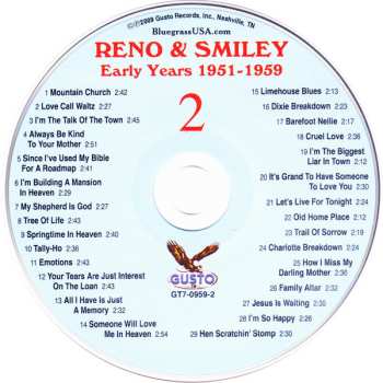 4CD Reno And Smiley: Early Years 1951-1959