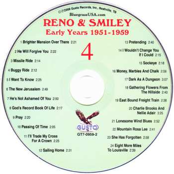 4CD Reno And Smiley: Early Years 1951-1959