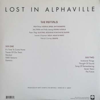 LP The Rentals: Lost In Alphaville
