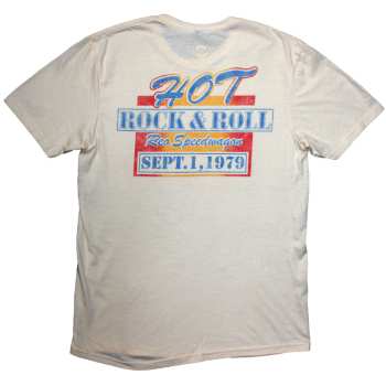 Merch REO Speedwagon: Reo Speedwagon Unisex T-shirt: Kansas (natural) (back Print) (small) S