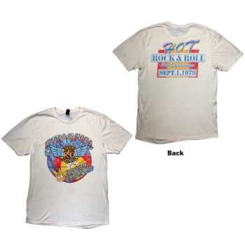 Merch REO Speedwagon: Reo Speedwagon Unisex T-shirt: Kansas (natural) (back Print) (small) S