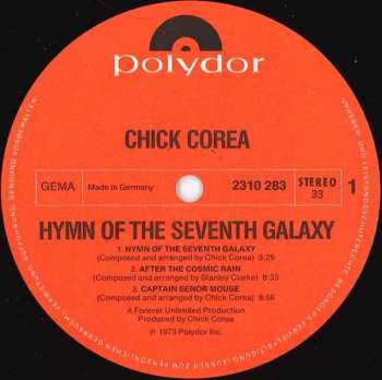LP Return To Forever: Hymn Of The Seventh Galaxy