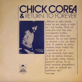 LP Return To Forever: Chick Corea