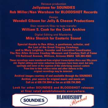 CD Rex Allen: The Last Of The Great Singing Cowboys