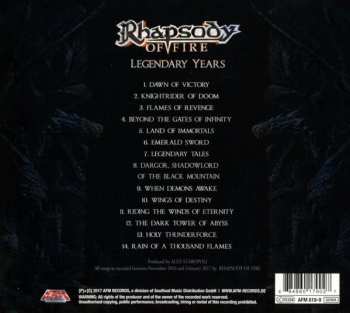 CD Rhapsody Of Fire: Legendary Years LTD | DIGI