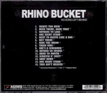 CD Rhino Bucket: No Song Left Behind
