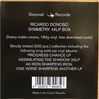 4LP/Doos Ricardo Donoso: Symmetry LTD | CLR