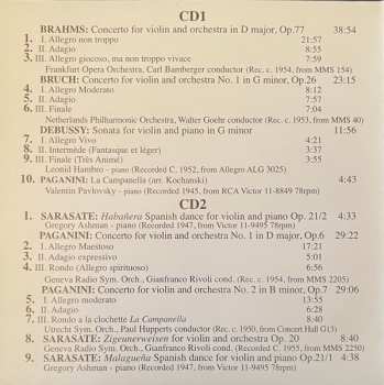 6CD/Doos Ricardo Odnoposoff: Vol.1 . Violin Concertos And Showpieces