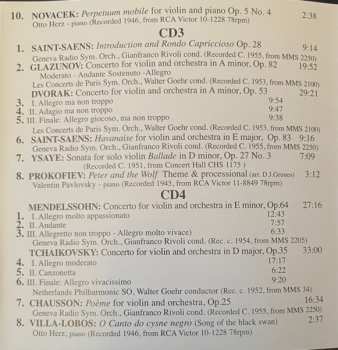 6CD/Doos Ricardo Odnoposoff: Vol.1 . Violin Concertos And Showpieces