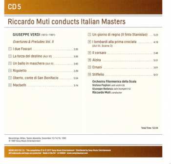 7CD Riccardo Muti: Riccardo Muti Conduct's Italian Master