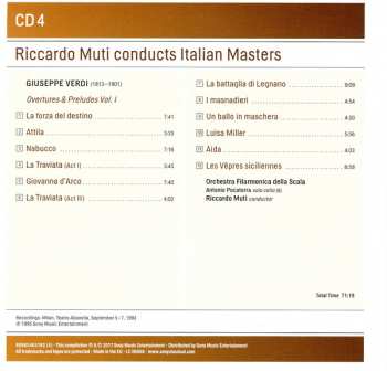 7CD Riccardo Muti: Riccardo Muti Conduct's Italian Master