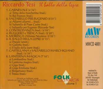 CD Riccardo Tesi: Il Ballo Della Lepre