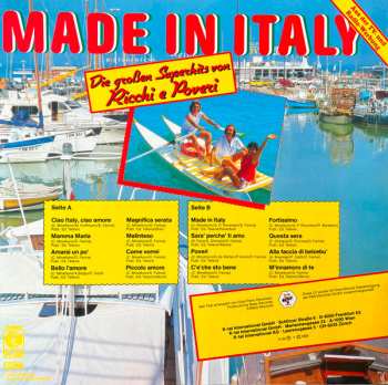 LP Ricchi E Poveri: Made In Italy - Die Großen Superhits Von Ricchi E Poveri