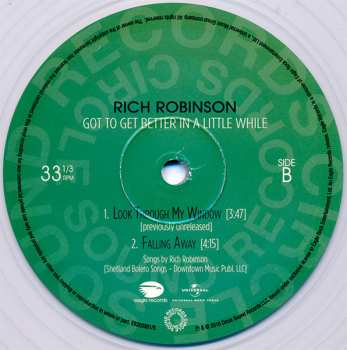 EP Rich Robinson: Got To Get Better In a Little While CLR