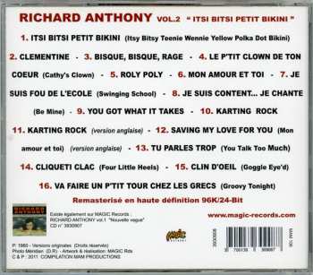 CD Richard Anthony: Vol. 2 . Itsi Bitsi Petit Bikini