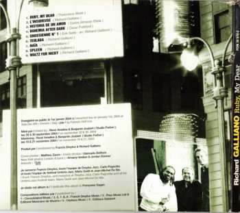 CD Richard Galliano New York Trio: Ruby, My Dear DIGI