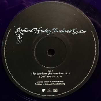 2LP Richard Hawley: Truelove's Gutter CLR | LTD