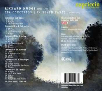 CD Capriccio Barock Orchester: Six Concertos In Seven Parts