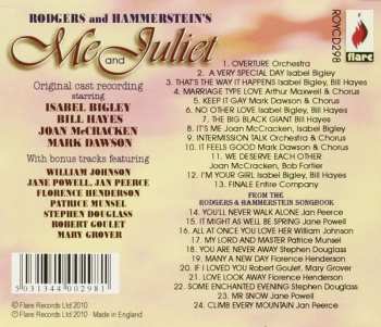 CD Rodgers & Hammerstein: Me And Juliet (Original Cast Recording)