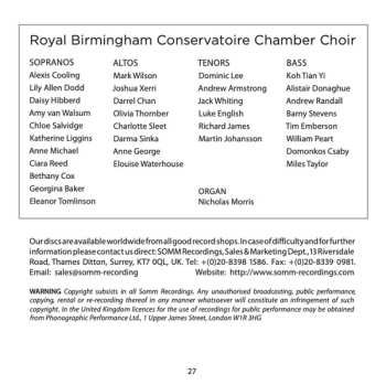 CD Richard Rodney Bennett: The Glory and the Dream: Choral Music by Richard Rodney Bennett