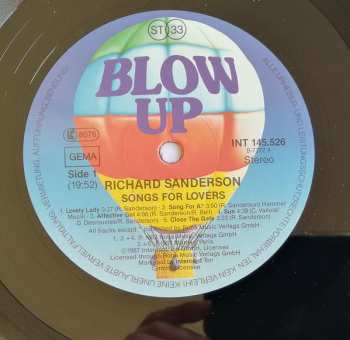 LP Richard Sanderson: Songs For Lovers