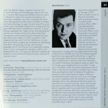 CD Johannes Brahms: Brahms And His Contemporaries Vol. II