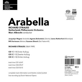 3SACD Richard Strauss: Arabella