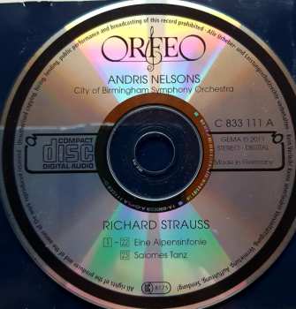 CD Richard Strauss: Eine Alpensinfonie - Salome Tanz
