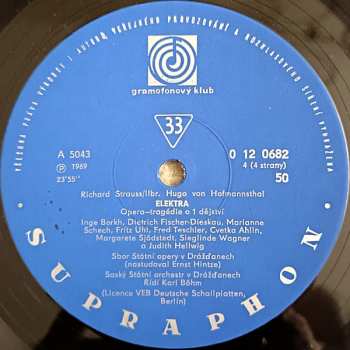 2LP/Doos Dietrich Fischer-Dieskau: Elektra