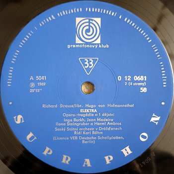 2LP/Doos Dietrich Fischer-Dieskau: Elektra
