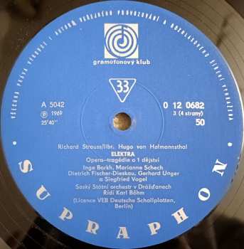 2LP/Doos Dietrich Fischer-Dieskau: Elektra