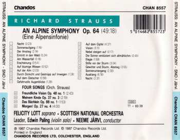 CD Richard Strauss: An Alpine Symphony / Four Songs