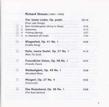 CD Richard Strauss: Four Last Songs • Closing Scene From Capriccio • Orchestral Songs