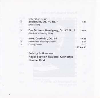 CD Richard Strauss: Four Last Songs • Closing Scene From Capriccio • Orchestral Songs