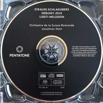 SACD Claude Debussy: Schlagobers • Jeux • Melodien