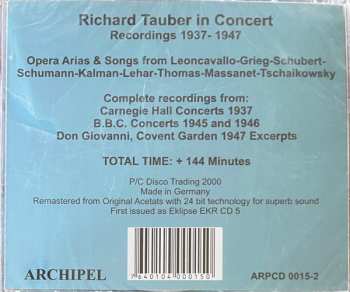 2CD Richard Tauber: Richard Tauber In Concert 1937-47