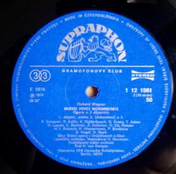 5LP/Doos Herbert von Karajan: Mistři Pěvci Norimberští (Die Meistersinger von Nürnberg)