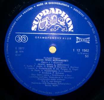 5LP/Doos Herbert von Karajan: Mistři Pěvci Norimberští (Die Meistersinger von Nürnberg)