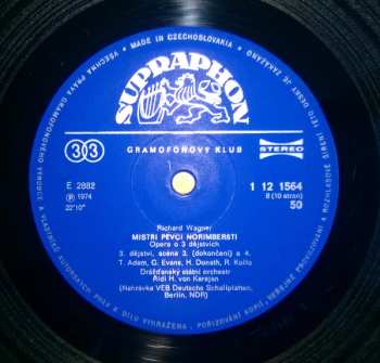 5LP/Doos Herbert von Karajan: Mistři Pěvci Norimberští (Die Meistersinger von Nürnberg)