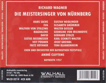4CD/Doos André Cluytens: Die Meistersinger Von Nürnberg - Gesamtaufnahme Bayreuth 1957