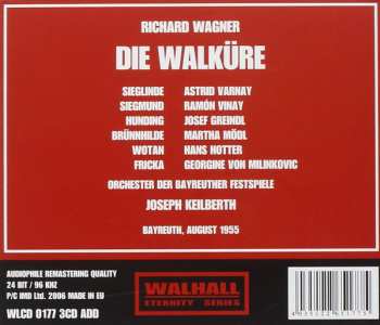 3CD Josef Greindl: Die Walküre - Bayreuth 1955