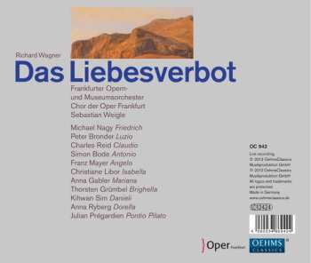 3CD/Doos Richard Wagner: Das Liebesverbot
