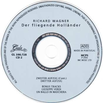 2CD Karl Böhm: Der Fliegende Holländer