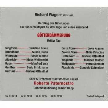 4CD/Doos Richard Wagner: Götterdämmerung