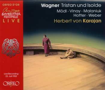 3CD/Doos Herbert von Karajan: Tristan Und Isolde : Live Recording 23. Juli 1952