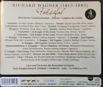 4CD/Doos Richard Wagner: Parsifal