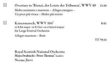 SACD Richard Wagner: Two Symphonies / Overture To Rienzi / Huldigungsmarsch / Kaisermarsch